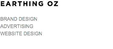 EARTHING OZ BRAND DESIGN ADVERTISING WEBSITE DESIGN 